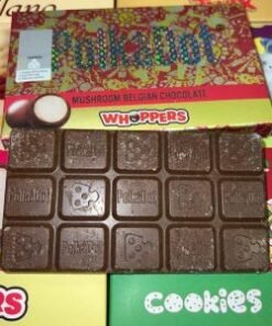 Polkadot Whoppers Mushroom Belgian Chocolate Bar